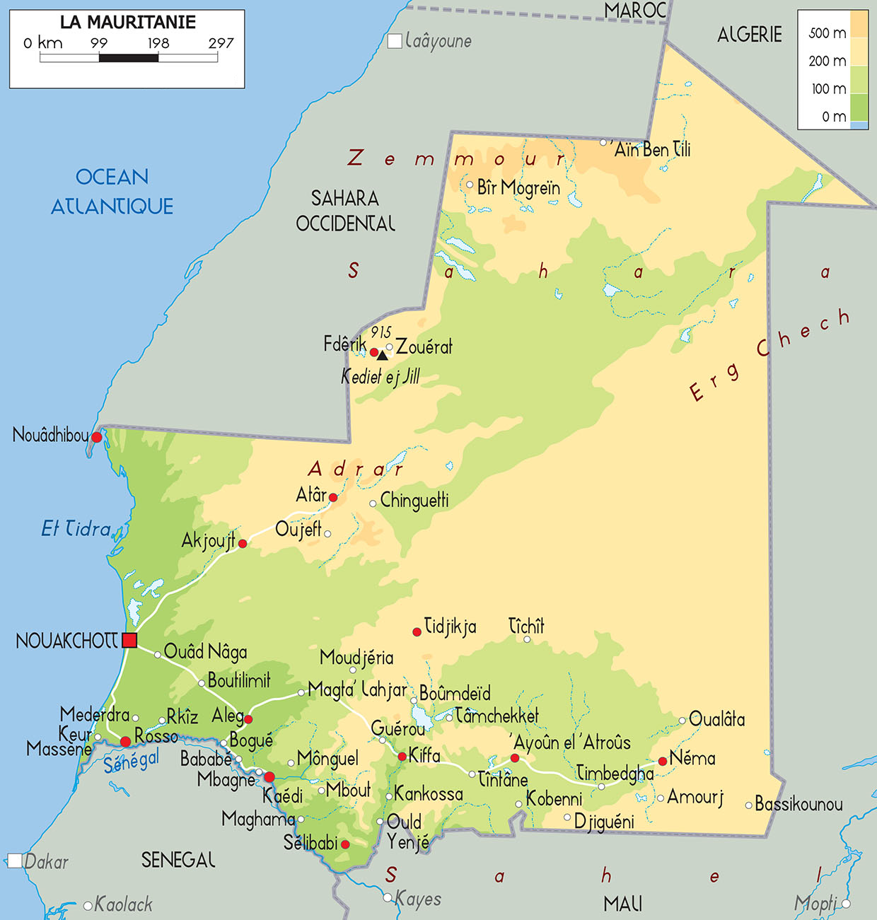 Parcours raid Mauritanie