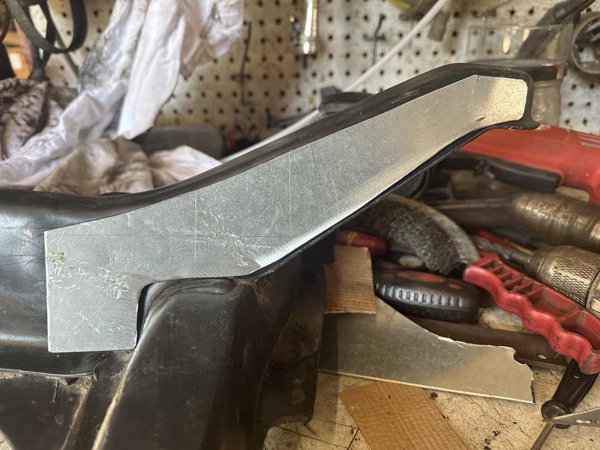 plaque renfort berceau 205