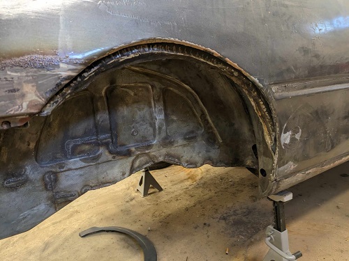 d�coupe passage roue 205