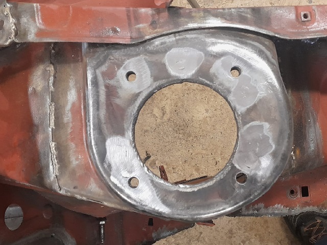 soudure renfort amortisseur 205