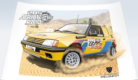 poster 205 Africa Raid