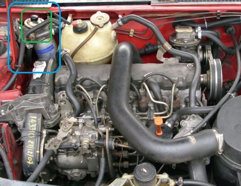 support filtre gasoil 205 deporté